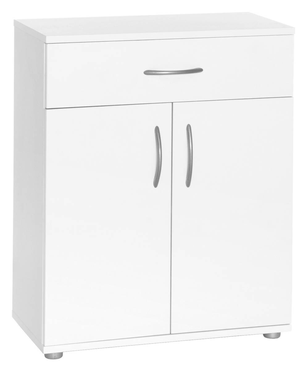 Kommode Peggy 2 weiß B/H/T: ca. 57x68,5x29 cm