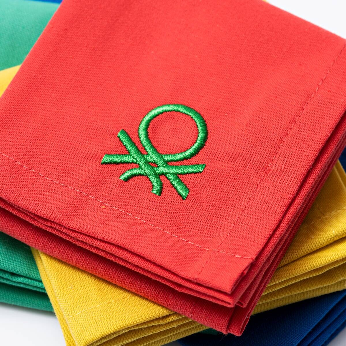 BENETTON Platzmattenset Rainbow multicolor Baumwolle B/L: ca. 30x45 cm