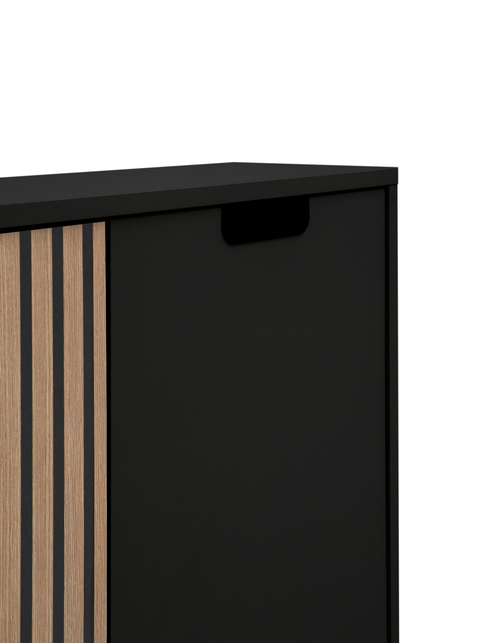 Unterschrank Ryker schwarz matt B/H/T: ca. 59,8x85,2x19,55 cm