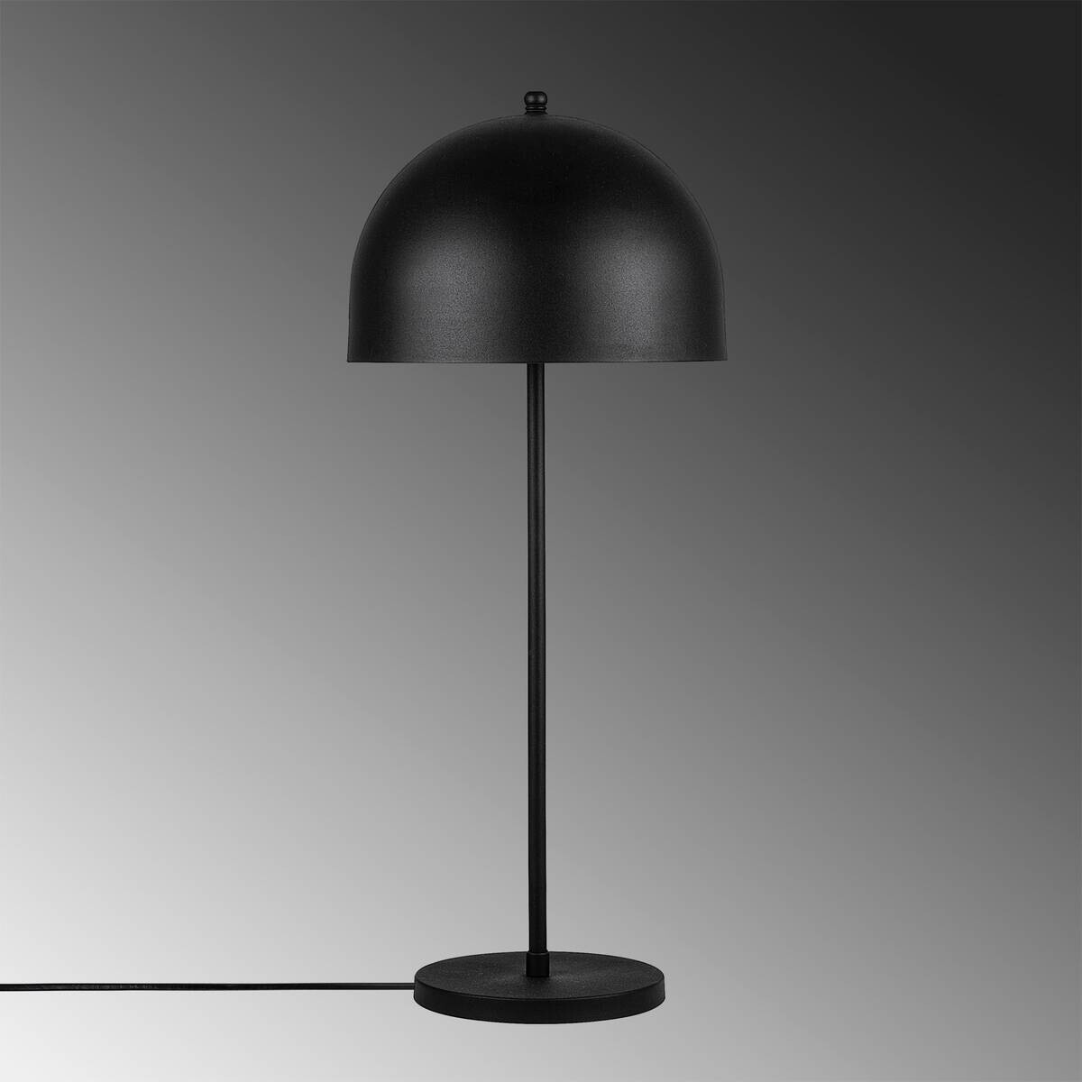 Opviq Tischleuchte schwarz Metall B/H/L: ca. 24x58x24 cm E14 1 Brennstellen