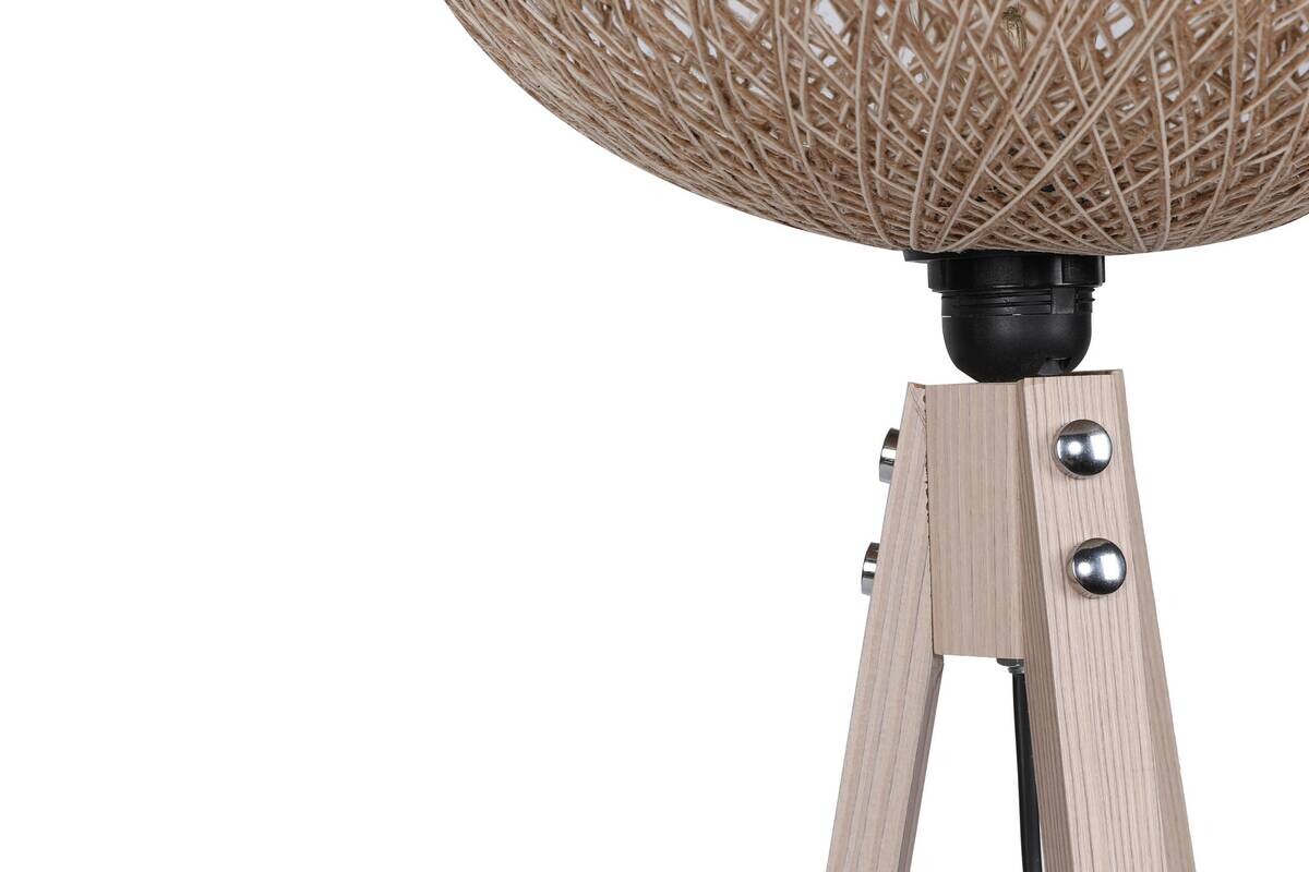 Opviq Stehleuchte creme MDF B/H/T/L/D: ca. 38x145x38x38x38 cm E27 1 Brennstellen