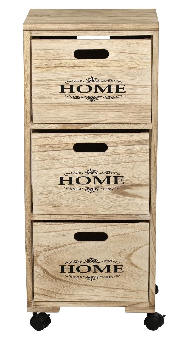 POCOline Aufbewahrungsregal natur Holz B/H/L: ca. 31x82x34 cm