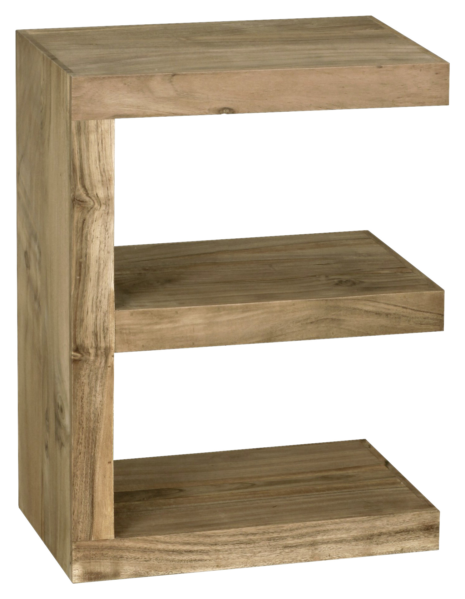 Beistelltisch natur Akazie B/H/T: ca. 45x60x30 cm