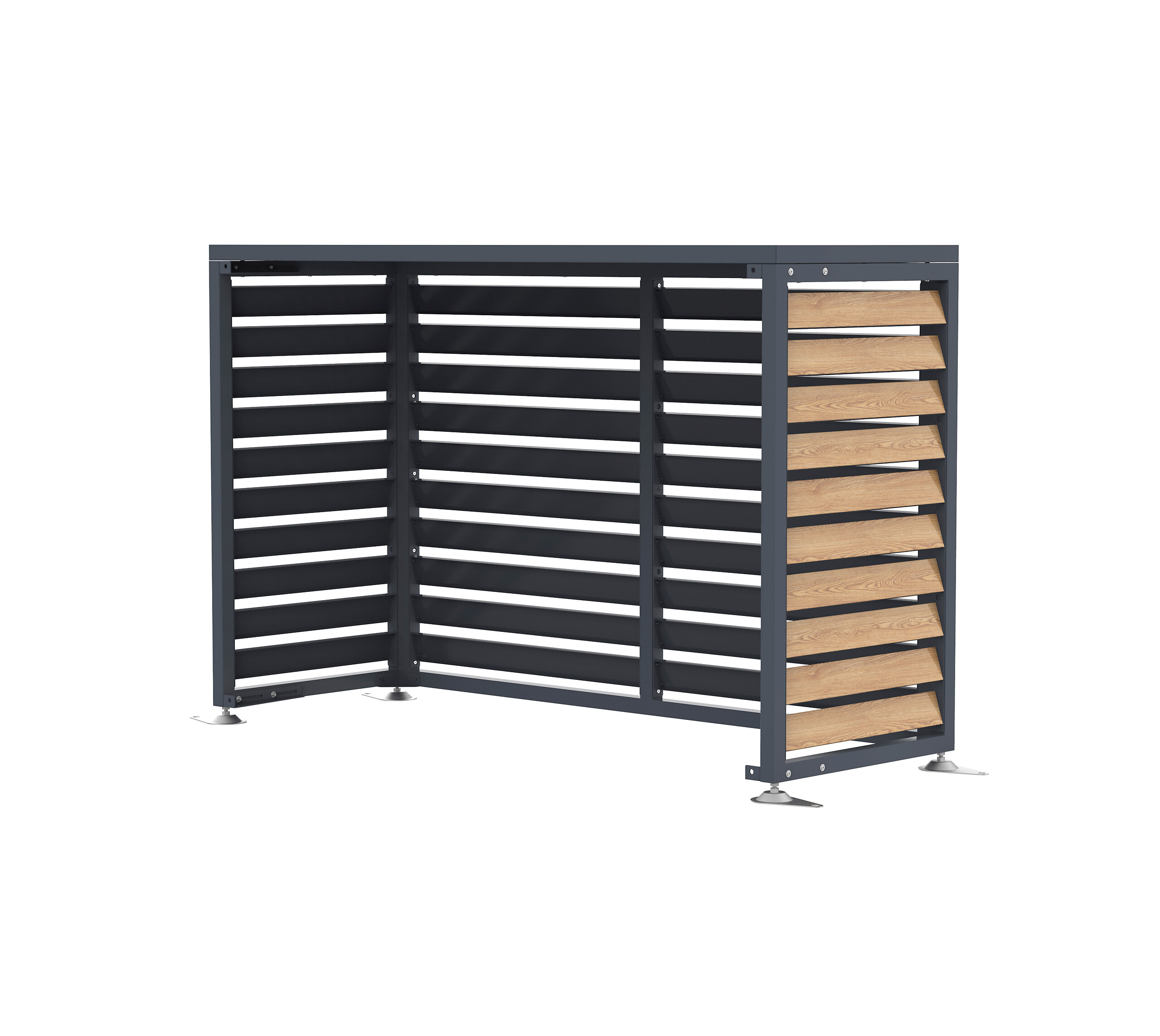 Westmann Verkleidung Wärmepumpe Boxa Holzoptik B/H/L: ca. 140x97x56 cm