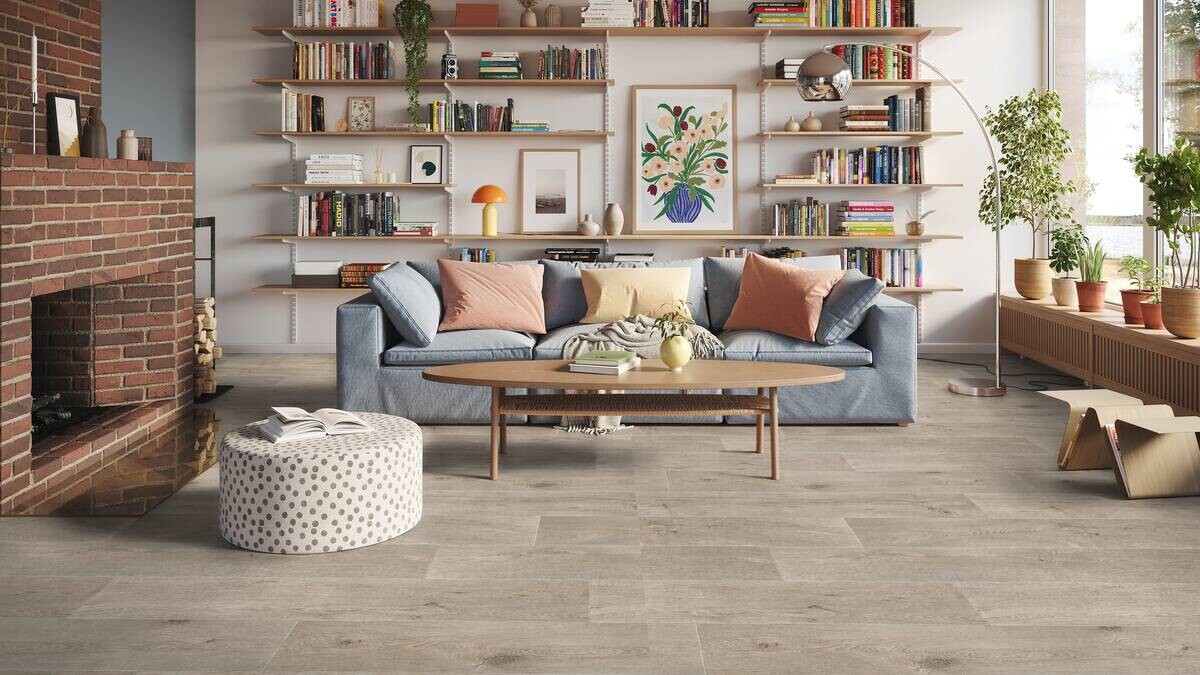 Vinylboden Iconik rustikal Eiche grau B: ca. 200 cm pro m²