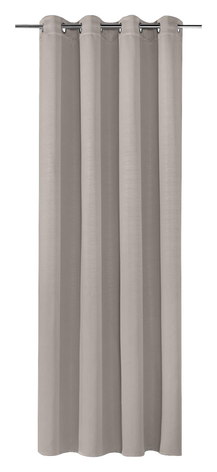 Happy Home Ösenvorhang Freiburg grau B/L: ca. 140x235 cm