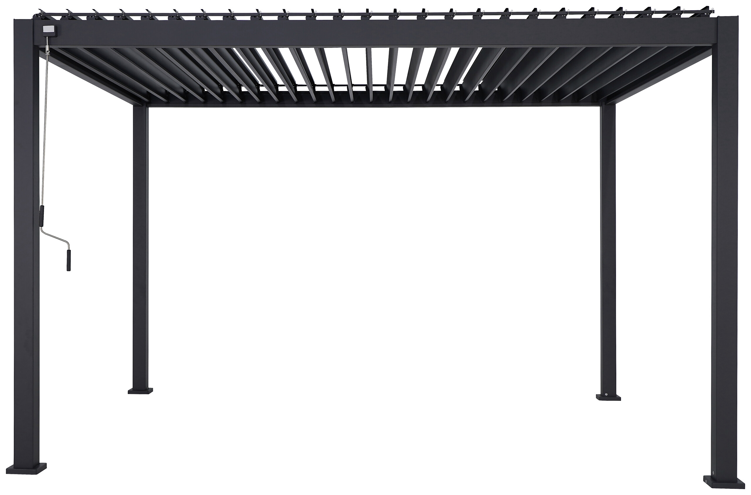 Mirador Pergola Deluxe anthrazit Aluminium B/H/L: ca. 400x250x300 cm