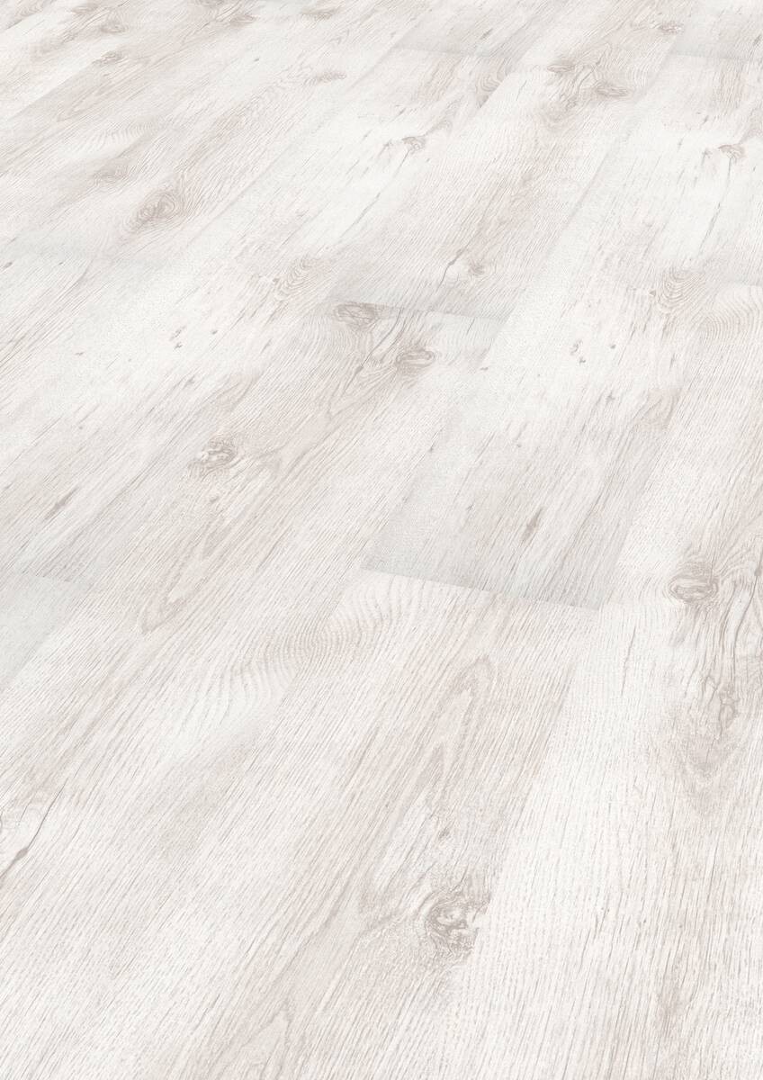 Laminatboden Eiche weiß ca. 2,39 m² im Paket  B/L: ca. 19,3x137,6 cm pro Paket