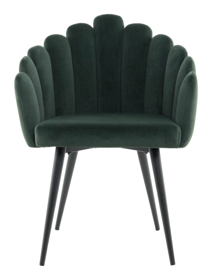 Stuhl Jeane 600 grün Microfaser B/H/T: ca. 61x85x58 cm