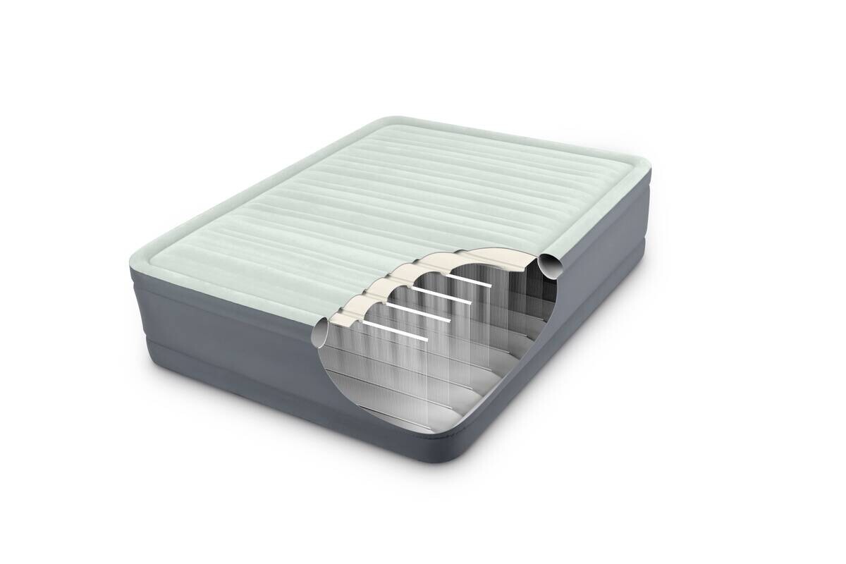 Intex Luftbett hellgrau B/H/L: ca. 137x46x191 cm