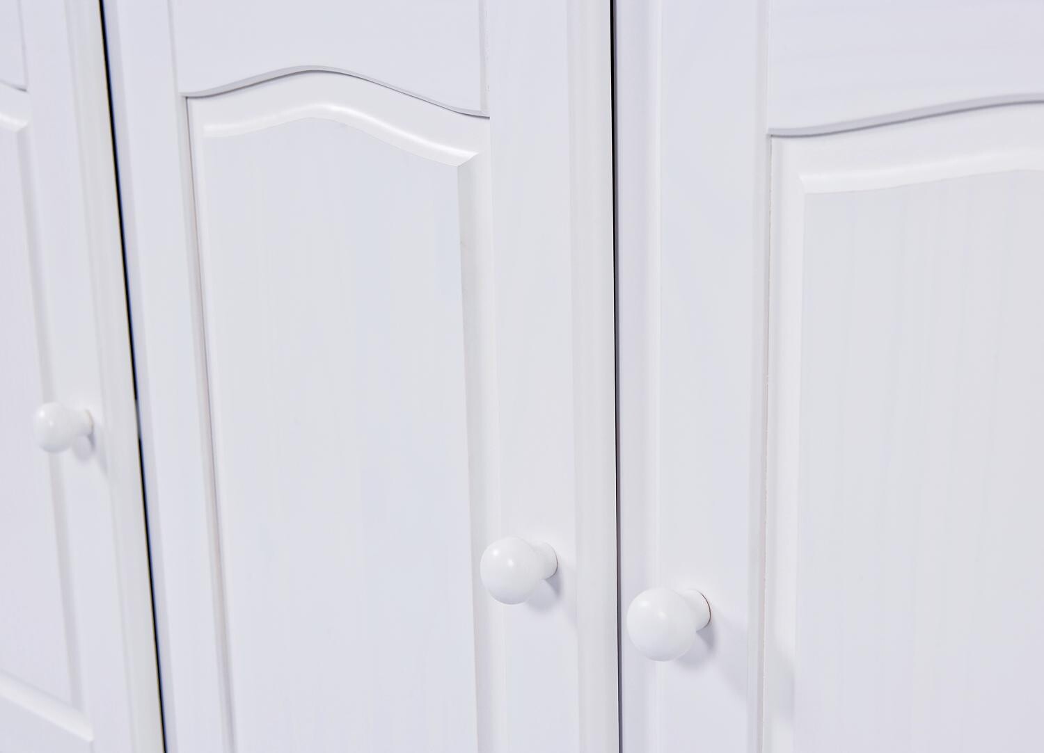 Buffet Siena weiß lackiert Kiefer B/H/T: ca. 130x198x43 cm