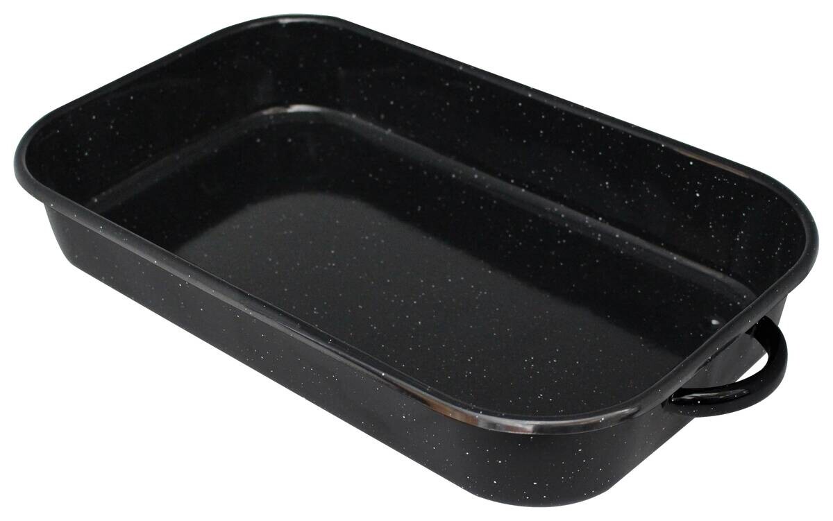 ELO Basic Brat-/Auflaufform schwarz Eisen B/H/L: ca. 20x6x32 cm