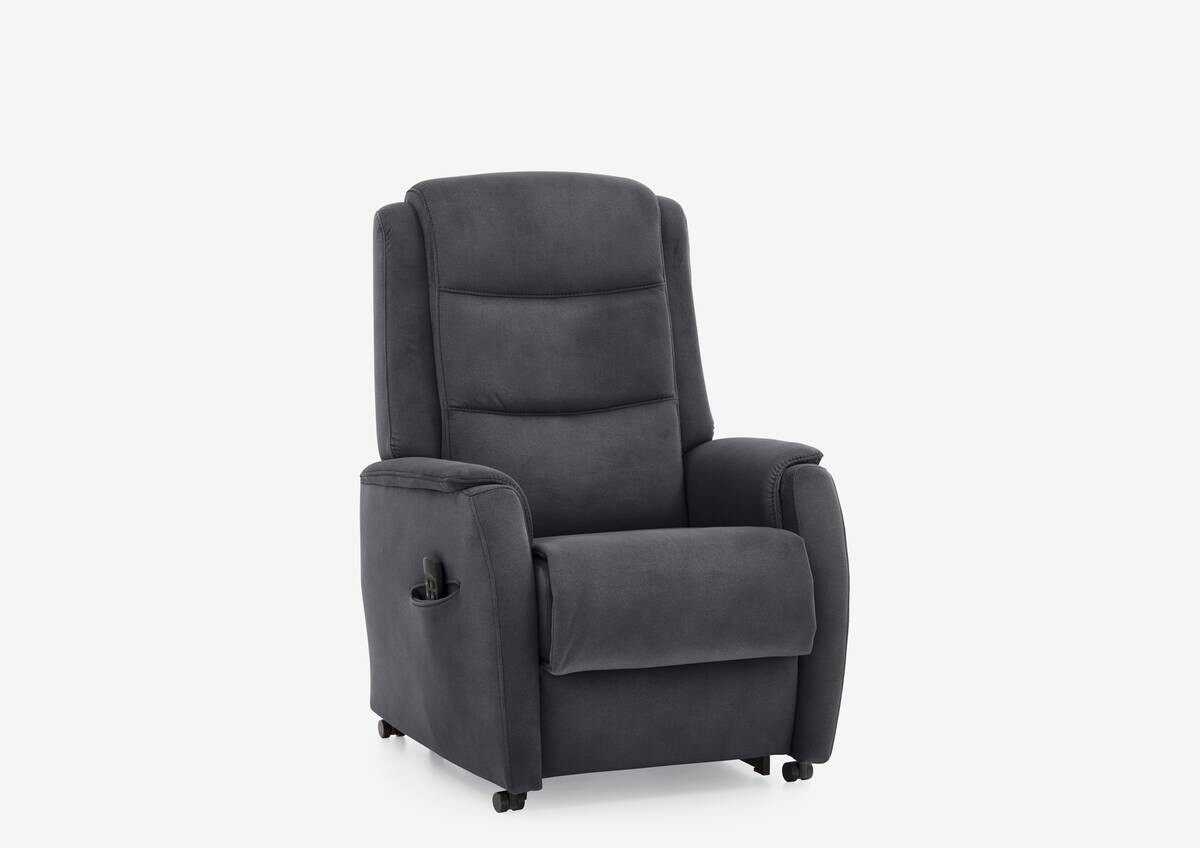 TV-Sessel anthrazit Microfaser B/H/T: ca. 72x109x82 cm