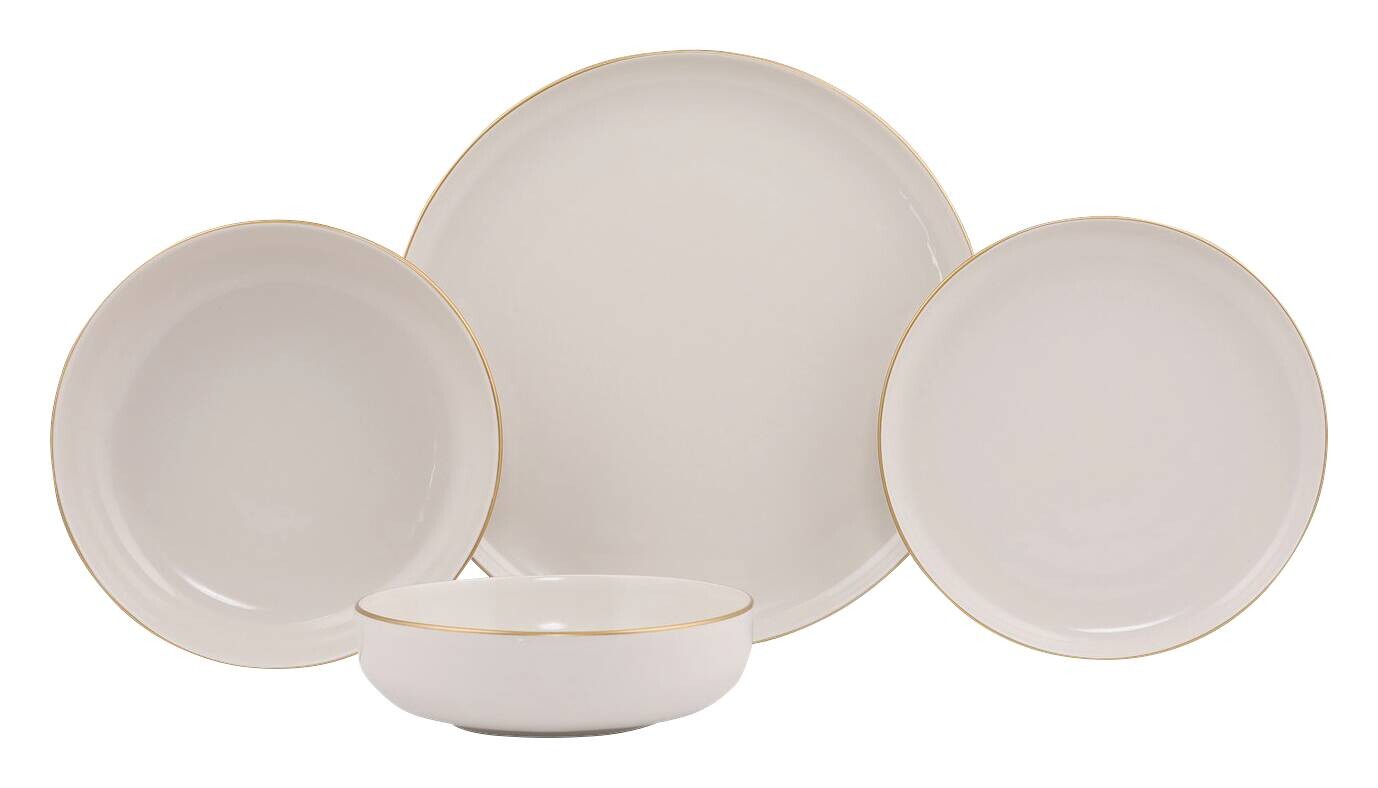 HermiaConcept Tafelservice Kaka multicolor Porzellan 16 tlg.