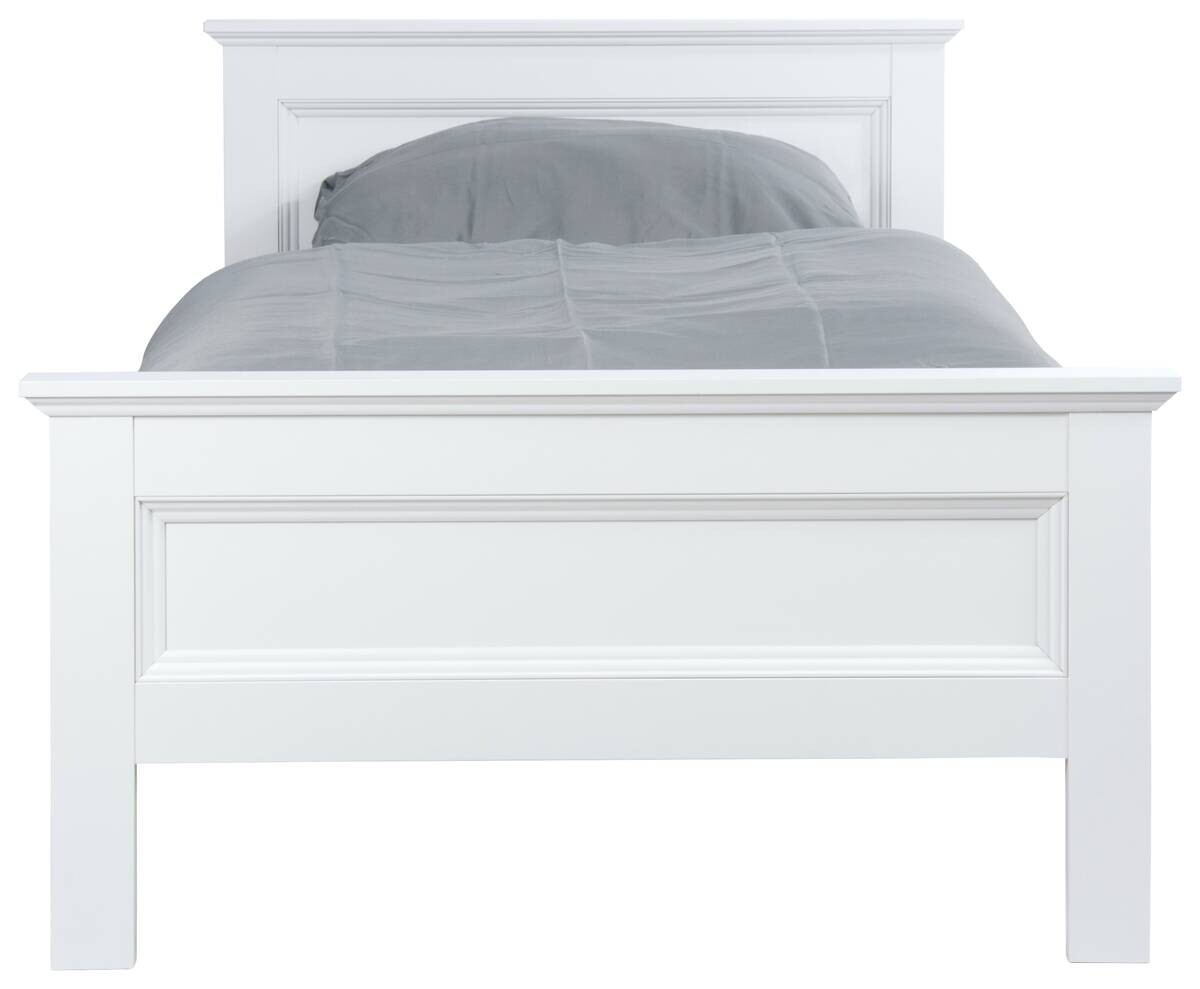 Bett Landwood weiß B/H/T: ca. 97x80x209 cm Liegefläche B/L: ca. 900x200 cm
