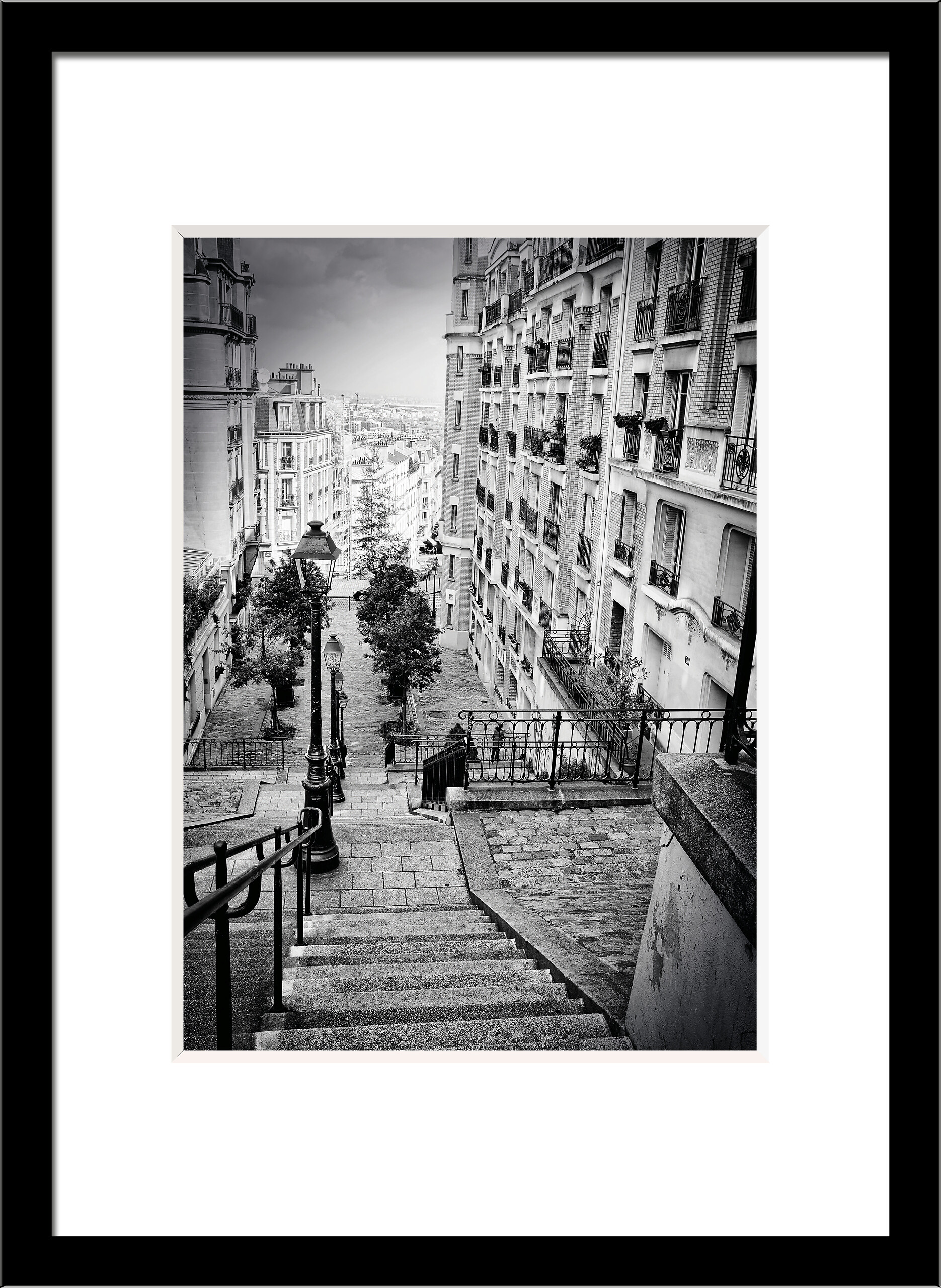 Bilderrahmen schwarz Holz B/L: ca. 21x29,7 cm