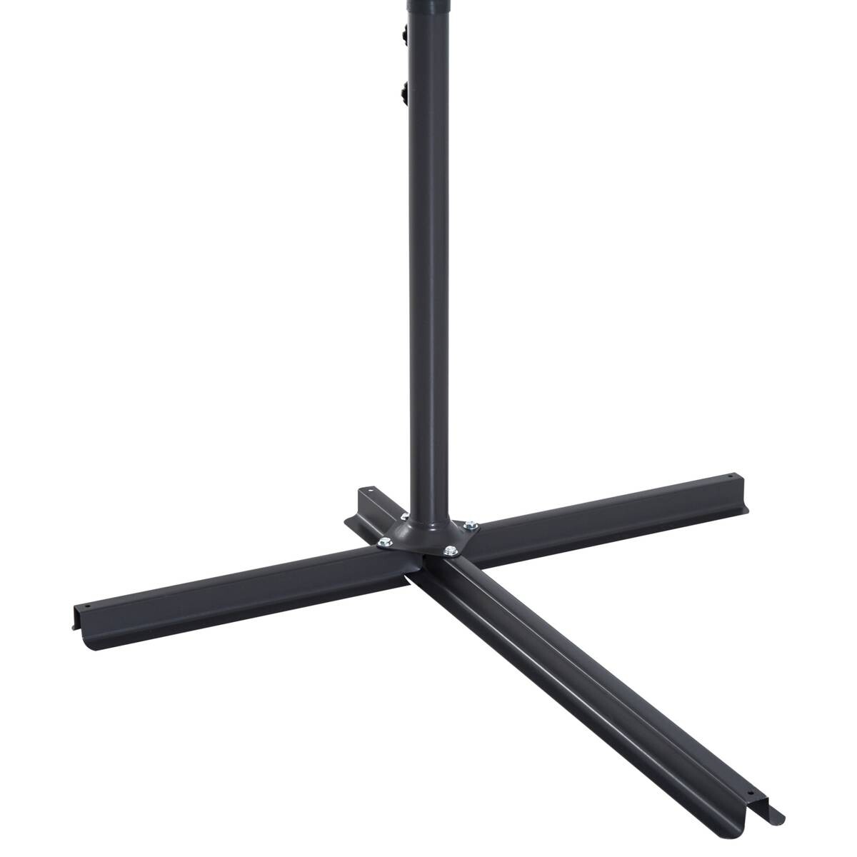 Outsunny Ampelschirm grün Stahl H/D: ca. 245x295 cm