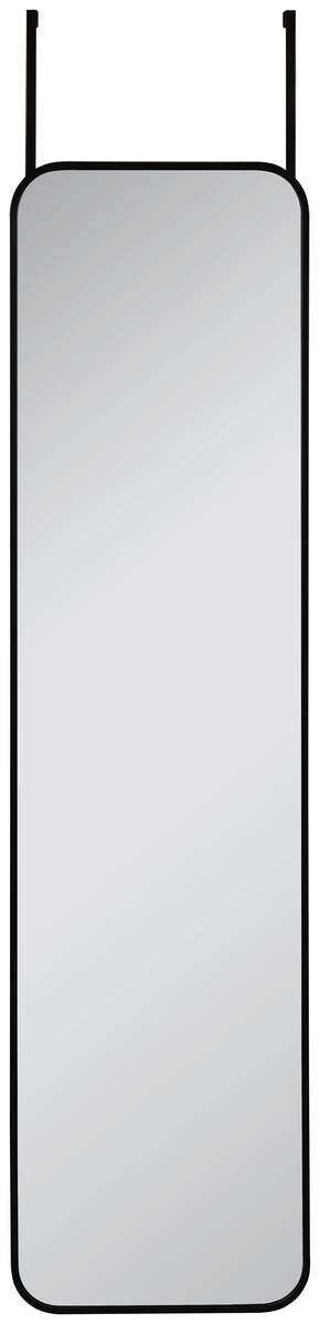 Türhängespiegel Beate schwarz Metall B/H: ca. 32x123 cm