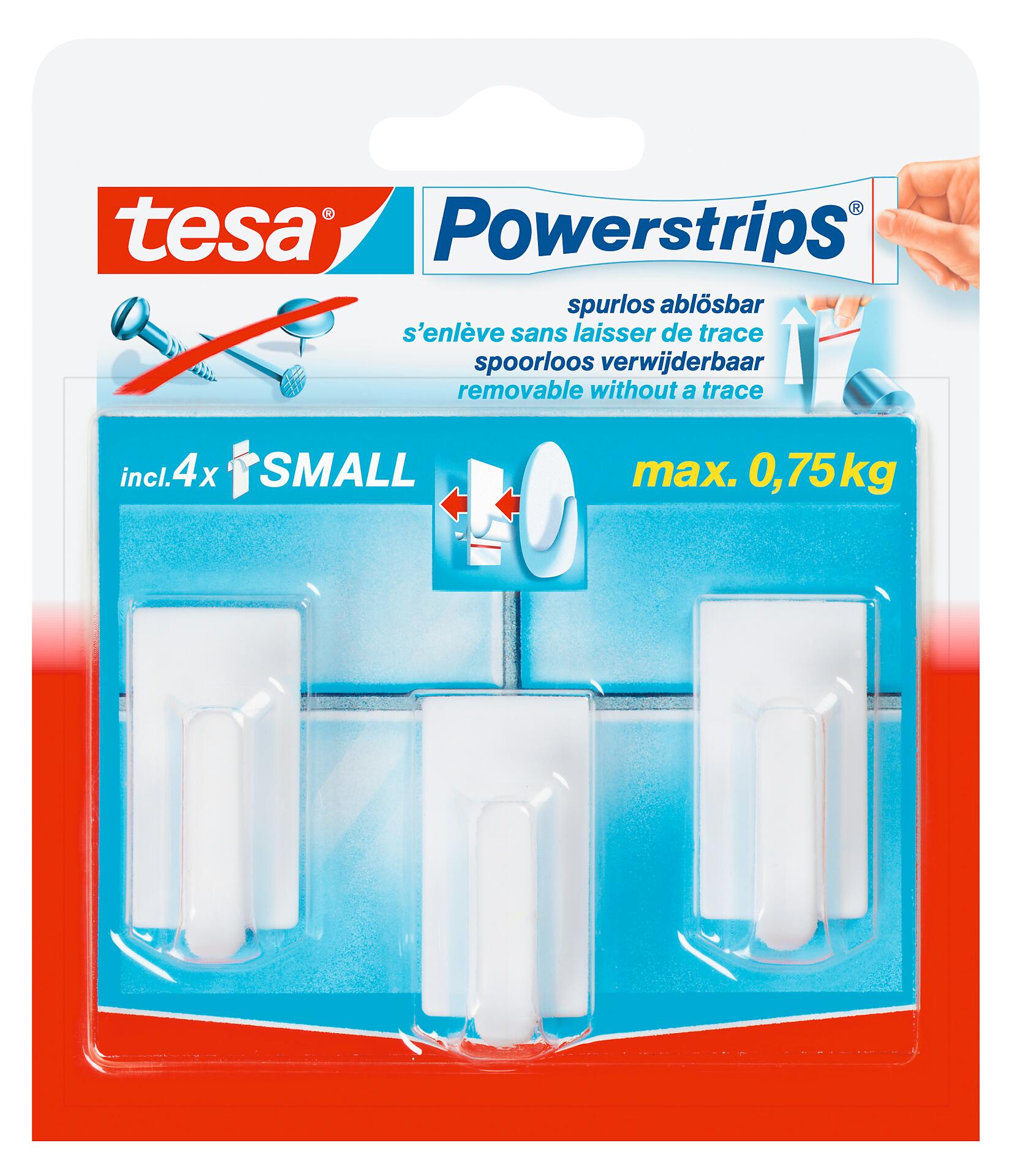 Powerstrips weiß Kunststoff B/H/L: ca. 21,5x4,5x16,5 cm