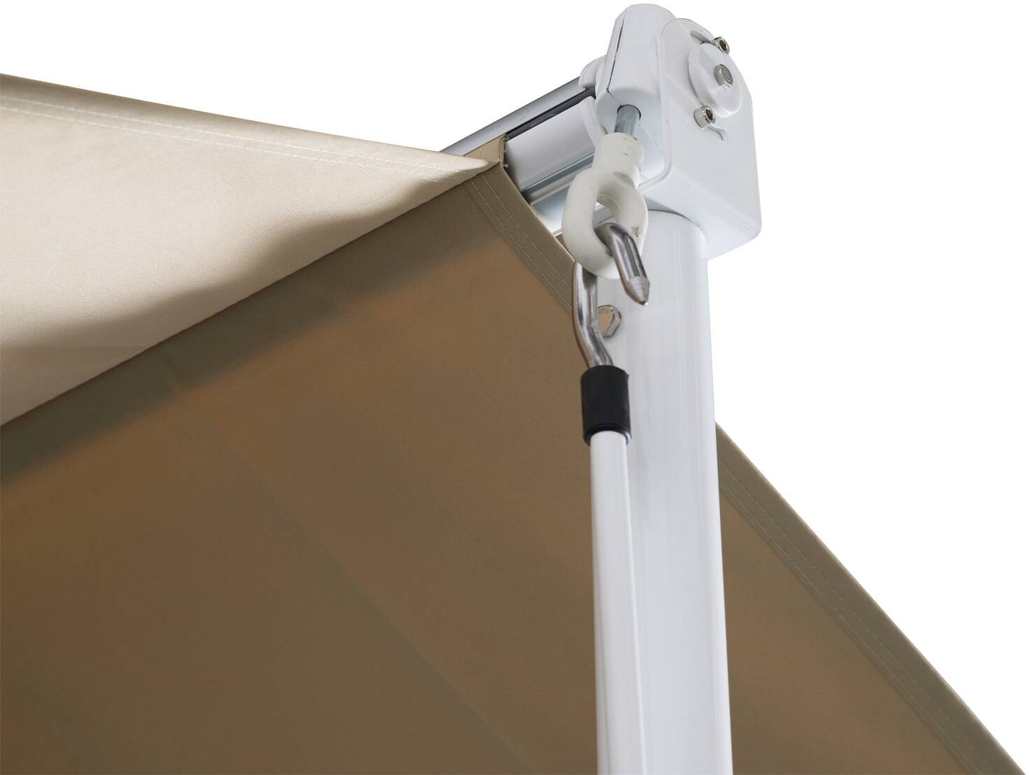 Outsunny Standmarkise creme Polyester-Mischgewebe B/H/L: ca. 294x250x295 cm