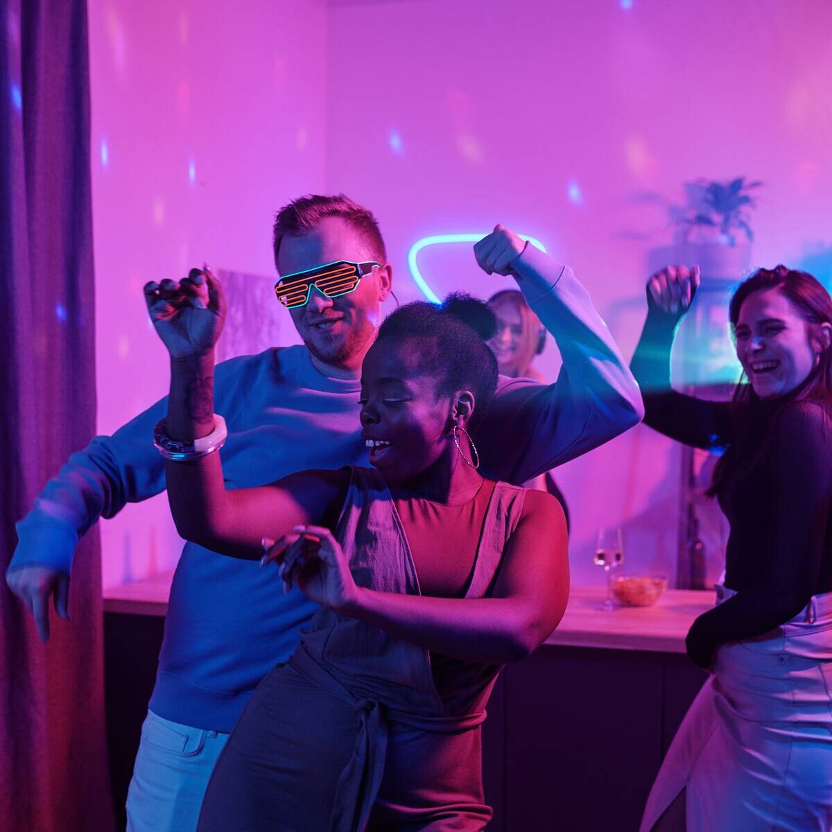 Näve Leuchten LED-Stripe 5126800 violett Kunststoff B/T: ca. 0,8x300 cm