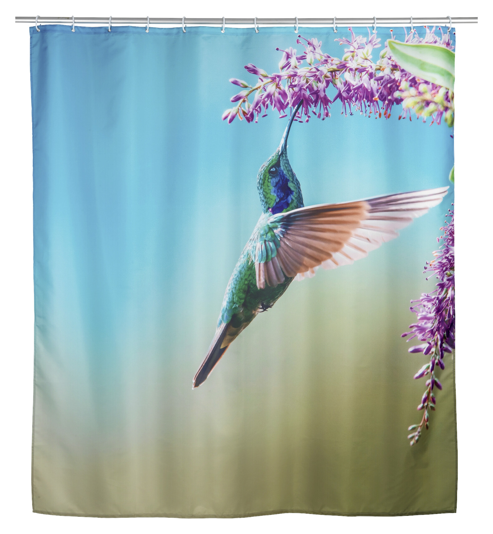 WENKO Duschvorhang Polyester B/H: ca. 180x200 cm