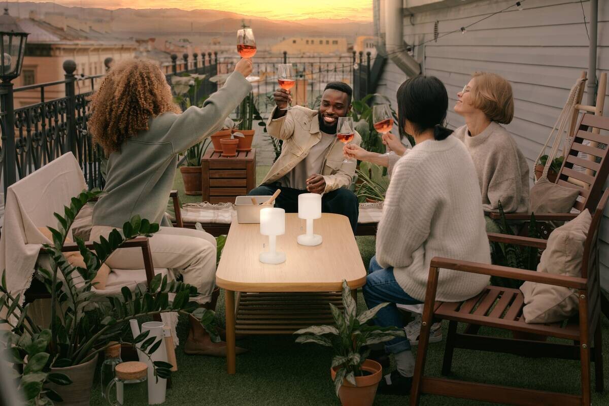 LED-Außenleuchte 850252 Termoli weiß H/D: ca. 25x13 cm