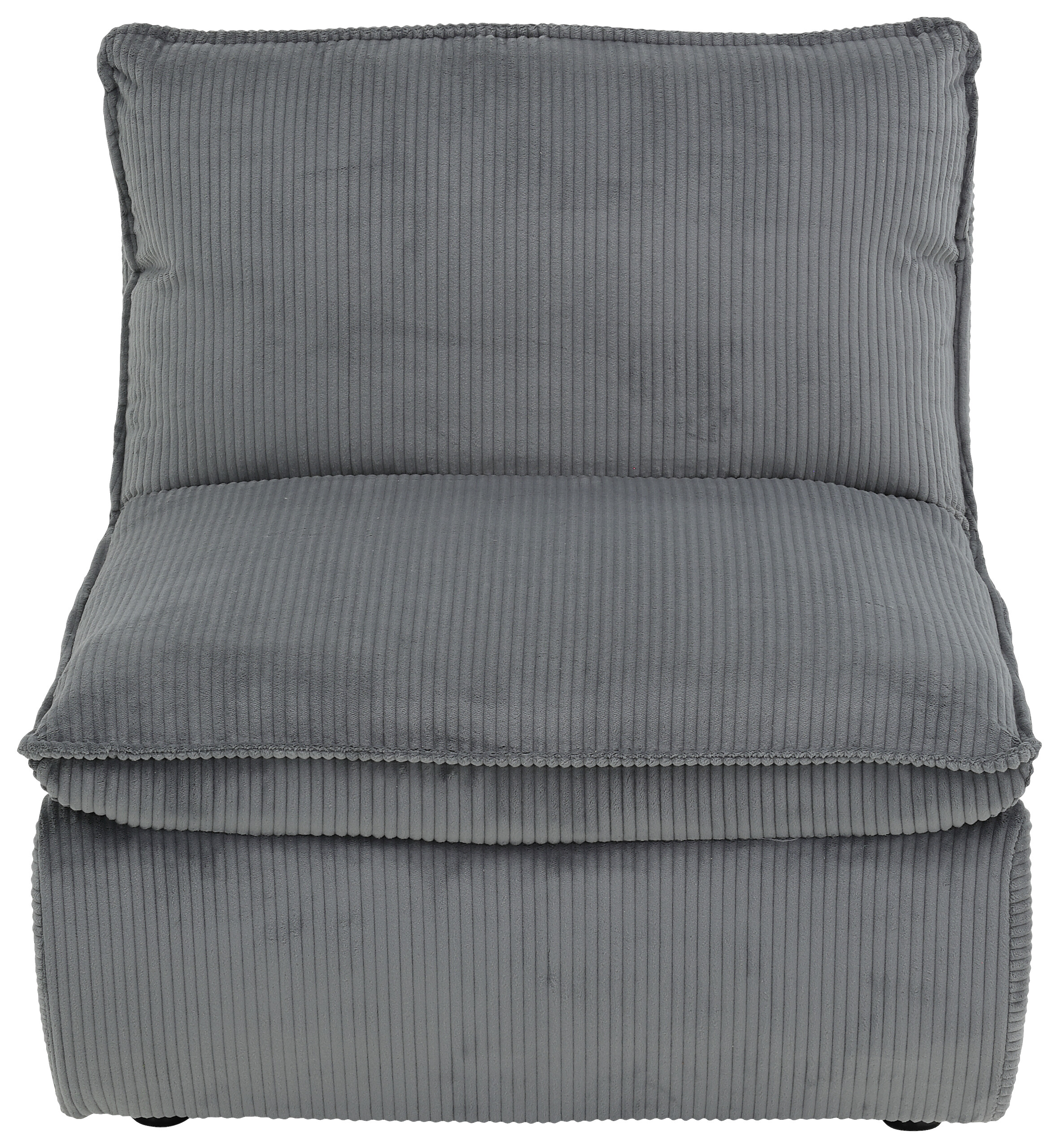 Sessel Rhodos dunkelgrau Microfaser B/H/T: ca. 74x77x87 cm