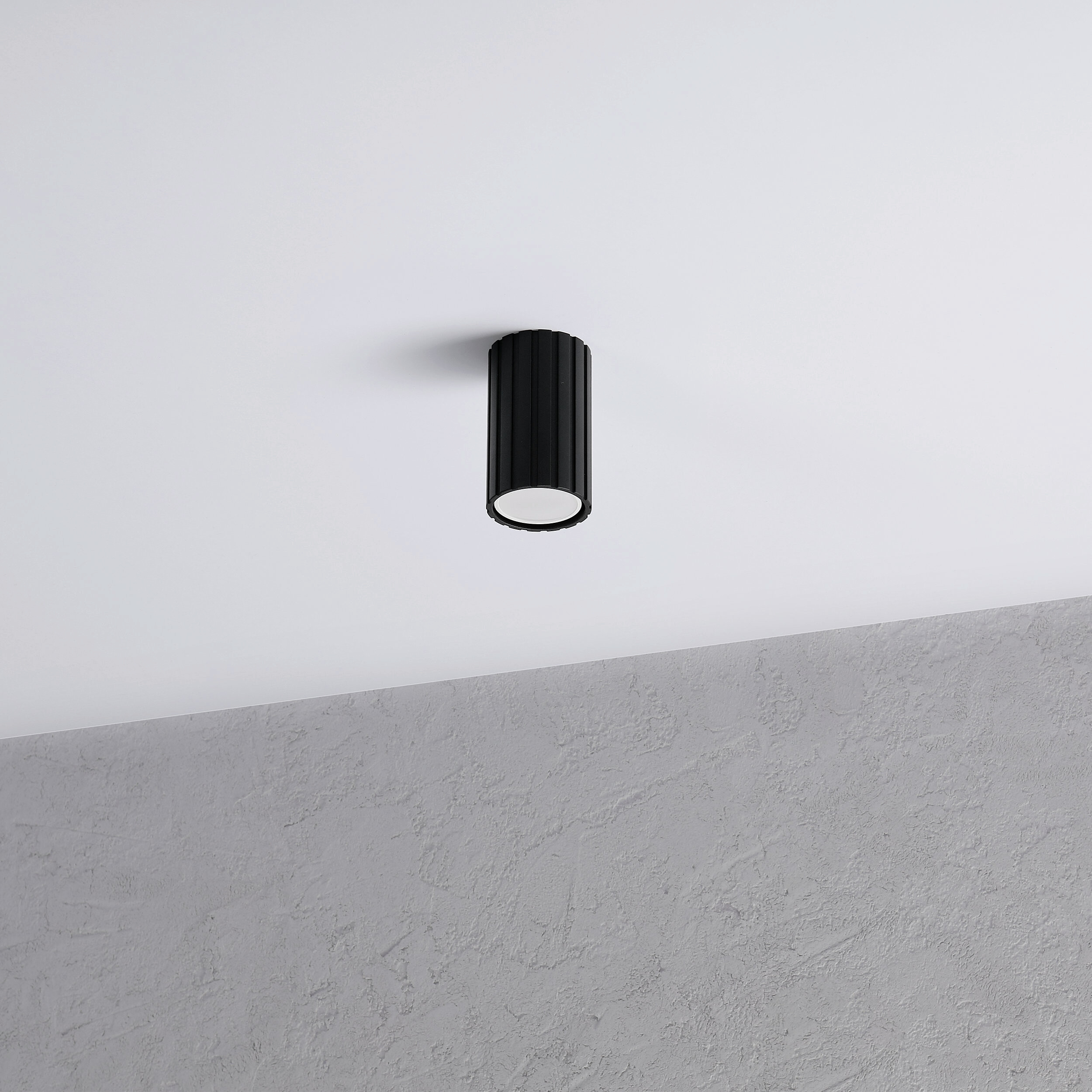 Lamkur Strahler Prisma schwarz Stahl B/H/L: ca. 6,5x10x6,5 cm 1 Brennstellen