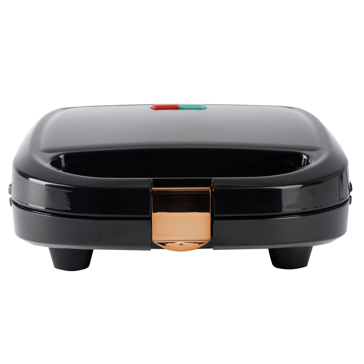 BERGNER Sandwichtoaster BG-53005-CP schwarz Kupfer Aluminium Kunststoff B/H/L: ca. 22x9x22 cm