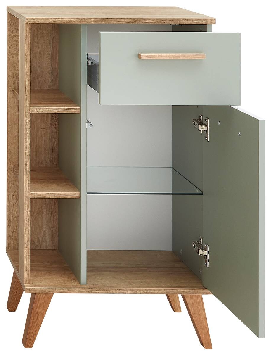 Unterschrank Quickset 963 salbei Nachbildung Eiche Riviera Nachbildung B/H/T: ca. 50,5x89,5x33 cm Unterschrank Quickset 963 salbei Nachbildung Eiche Riviera Nachbildung B/H/T: ca. 50,5x89,5x33 cm