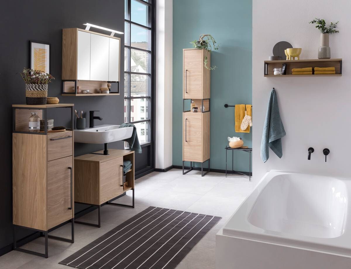 Regal Limone Eiche hell Nachbildung B/H/T: ca. 70x16,2x16,1 cm