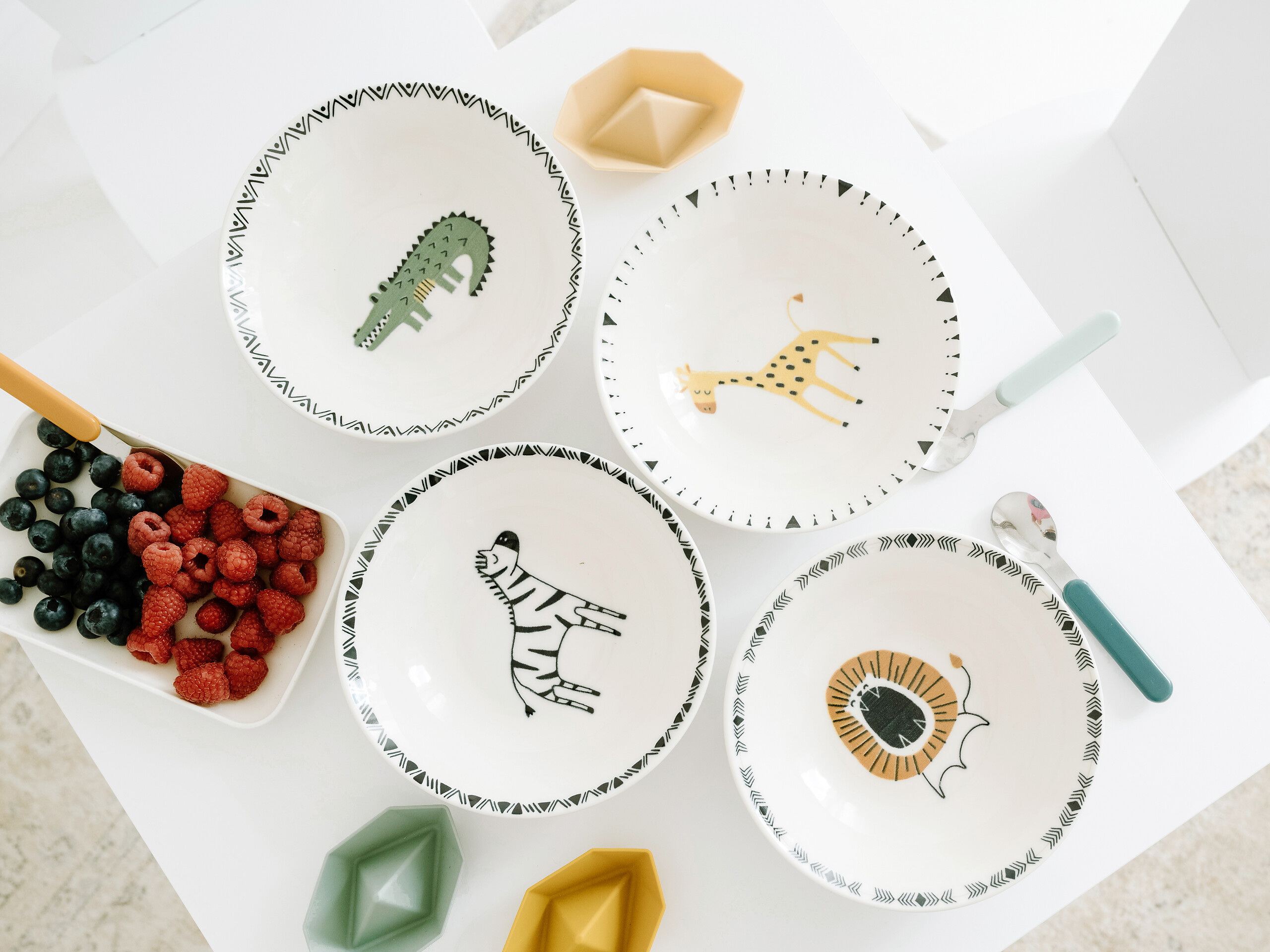 CreaTable Mehrzweckschalen Safari mehrfarbig Steinzeug D: ca. 18,6 cm CreaTable Mehrzweckschalen Safari mehrfarbig Steinzeug D: ca. 18,6 cm