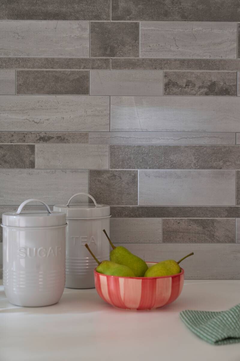 Wandfliesen grau B/L: ca. 30,5x30,5 cm