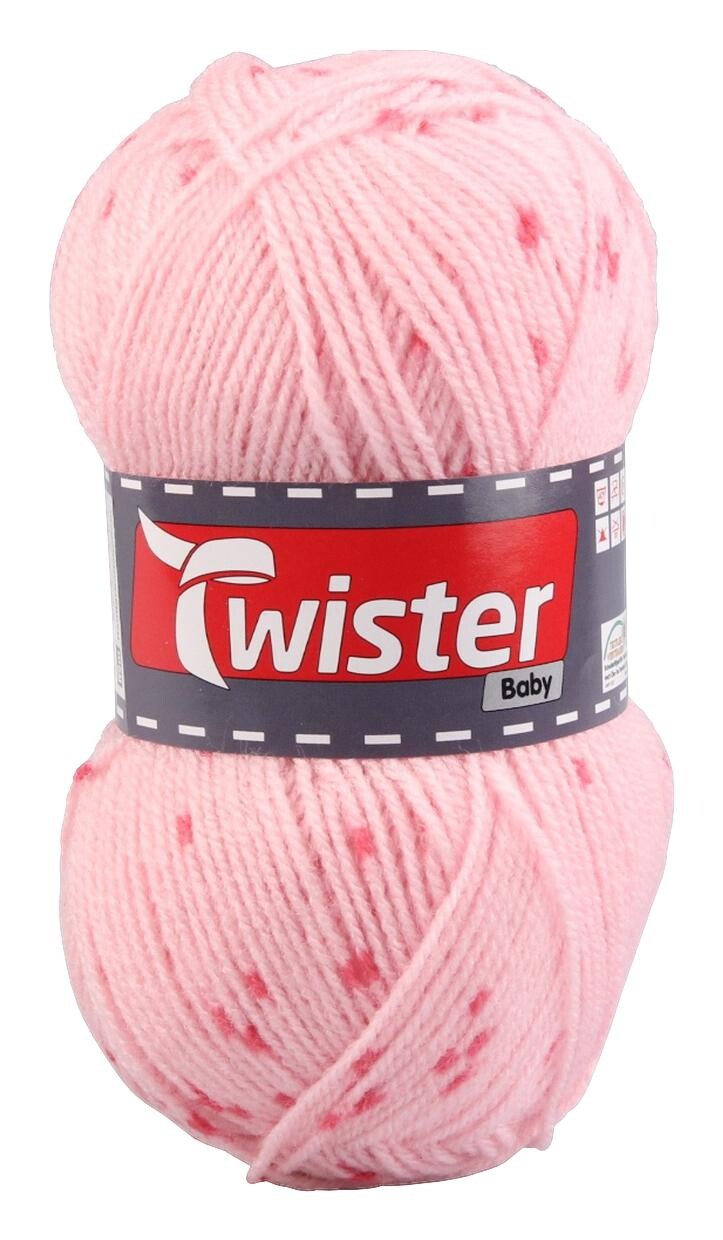 Twister Handstrickgarn Twister Baby rosé L: ca. 21000 cm