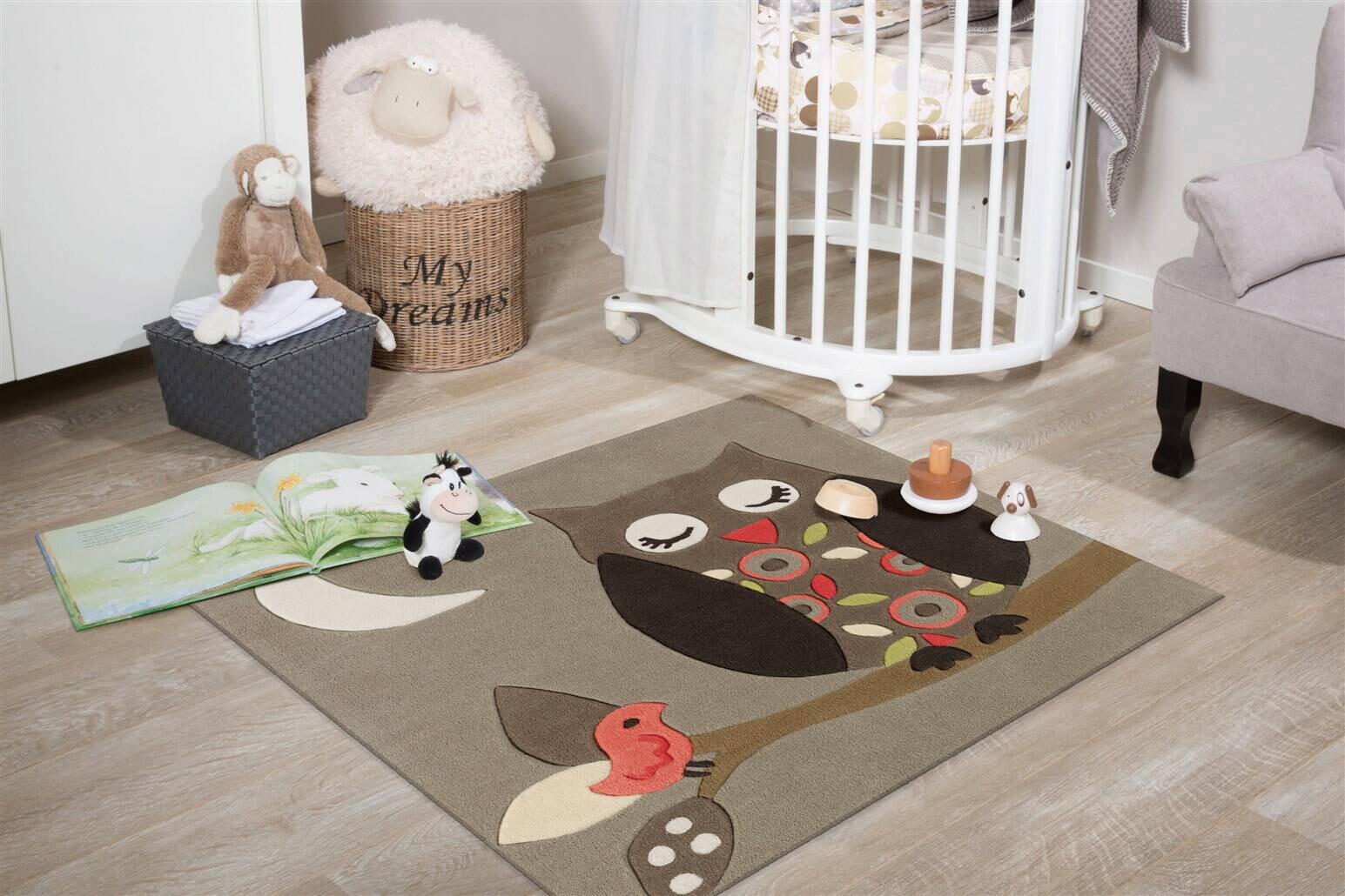 Arte Espina Kurzflorteppich Joy 4190 mehrfarbig B/L: ca. 130x130 cm