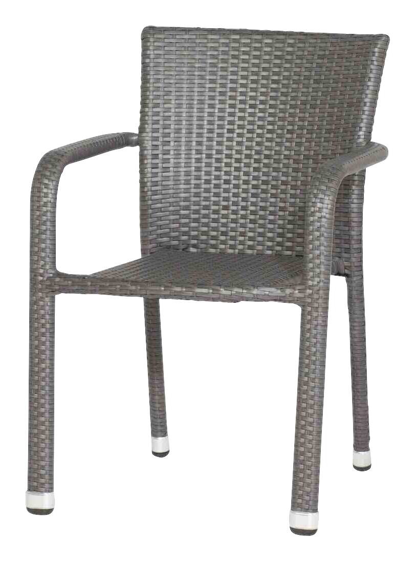 Gardamo Stapelsessel MINAS grau Aluminium