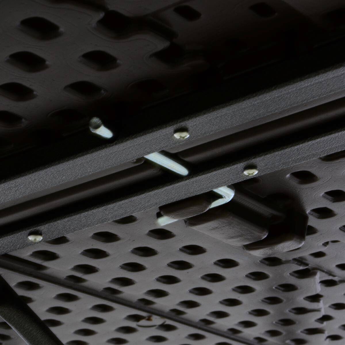 VCM Bierzeltgarnitur braun Metall L: ca. 180 cm