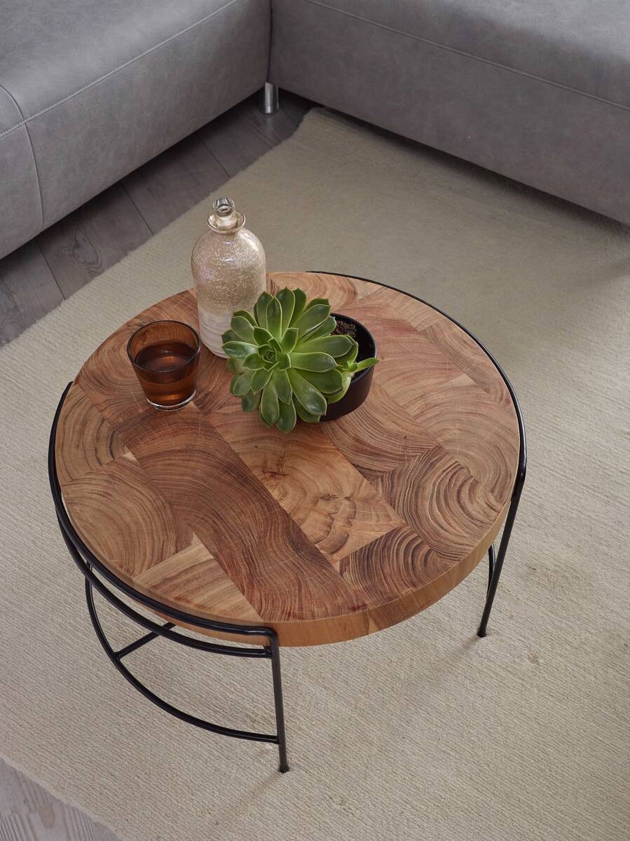 Wohnling Couchtisch braun B/H/T: ca. 62x40x62 cm