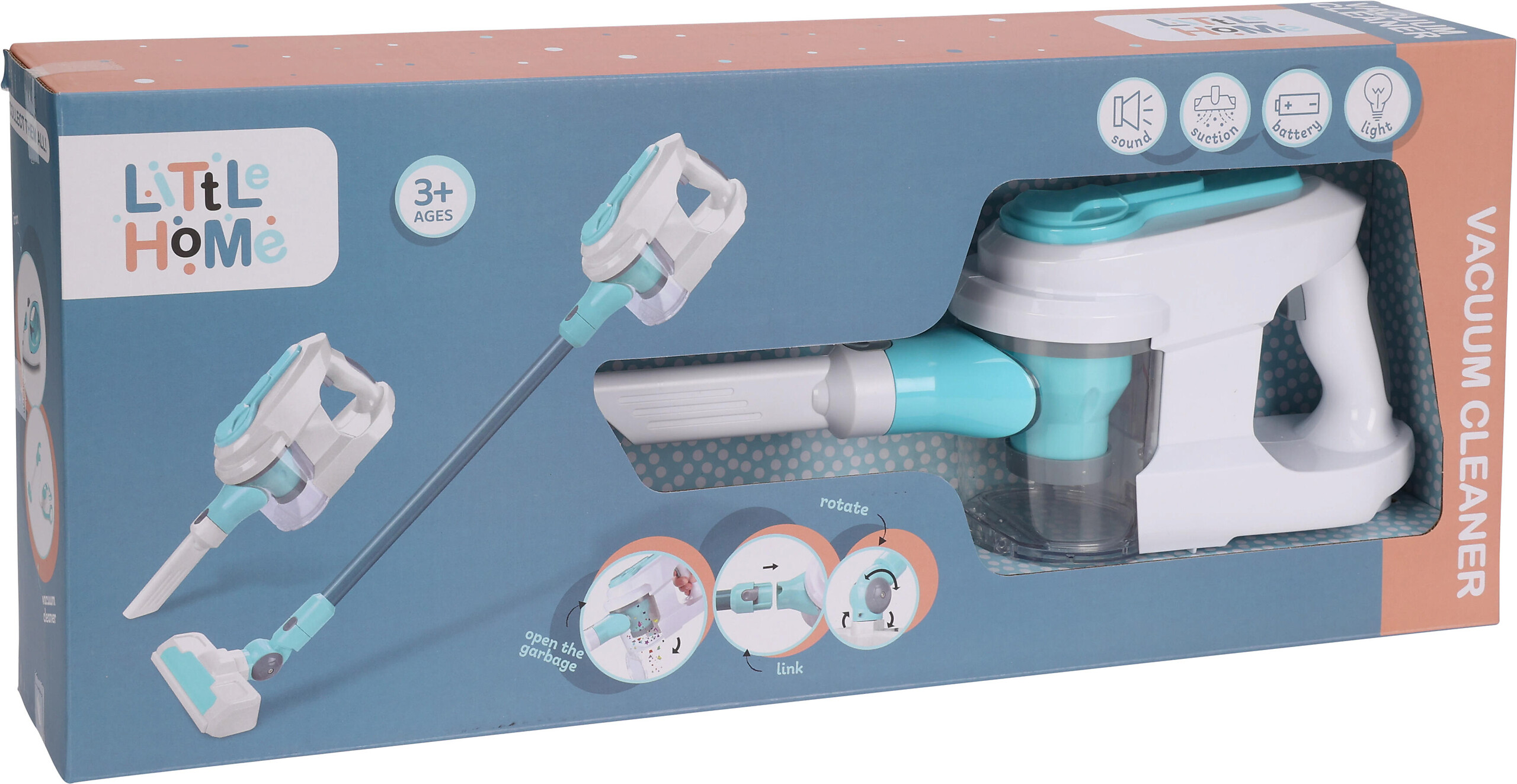 Spielzeug Staubsauger B/H/L: ca. 54,5x9x22,5 cm