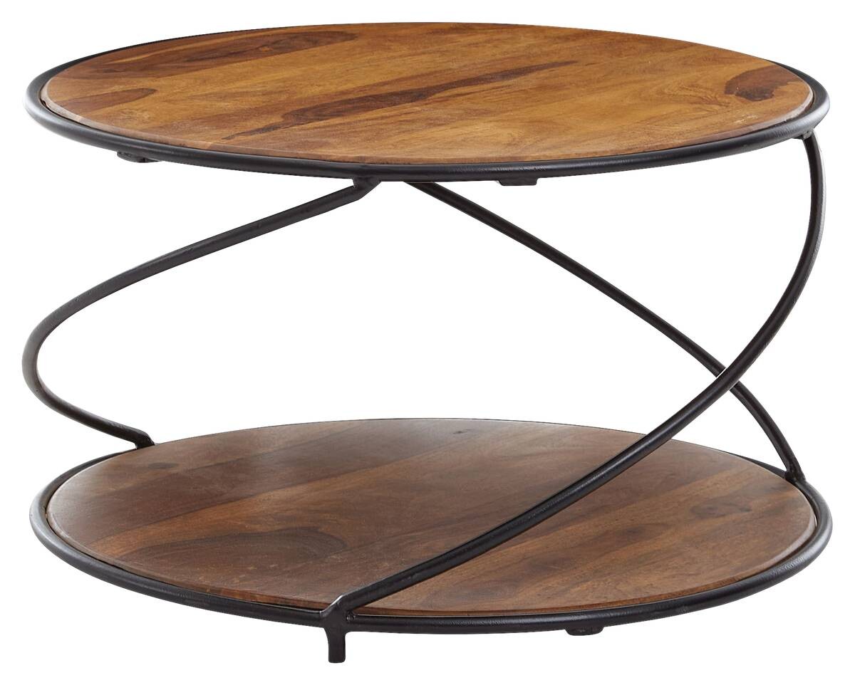 Wohnling Couchtisch braun B/H/T: ca. 58x35x58 cm