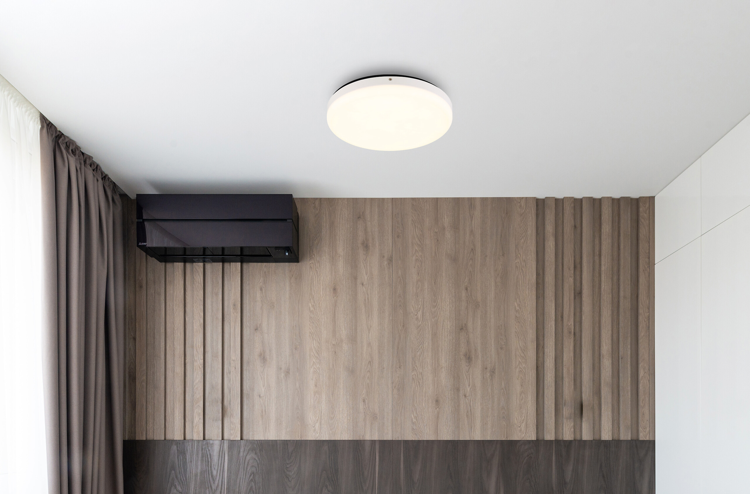 GLOBO Deckenleuchte weiß Opal Kunststoff H/D: ca. 5x30 cm 1 Brennstellen