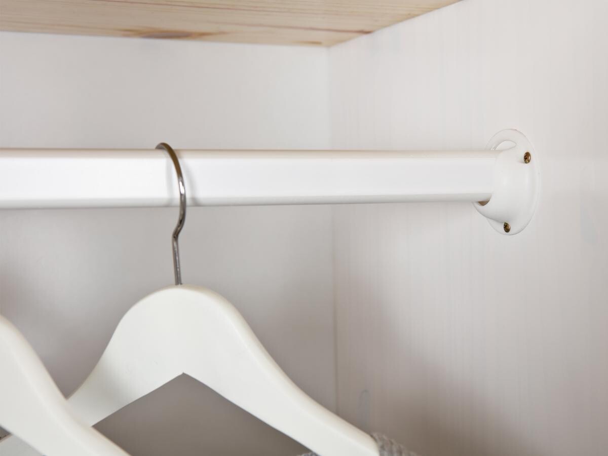 Kleiderschrank Hakon weiß B/H/T: ca. 95x190x55 cm