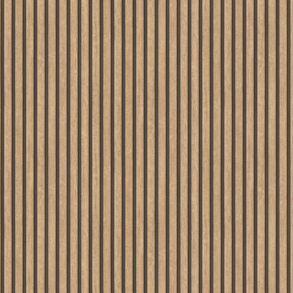 Vliestapete Holzoptik hellbraun schwarz B/L: ca. 53x1005 cm