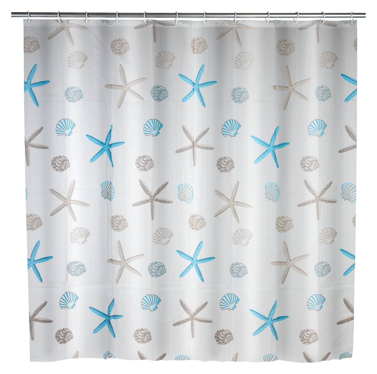 WENKO Duschvorhang Bella Mare bunt Kunststoff B/H: ca. 180x200 cm