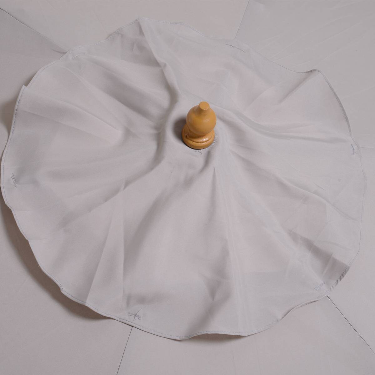 Outsunny Sonnenschirm grau Bambus H/D: ca. 230x250 cm