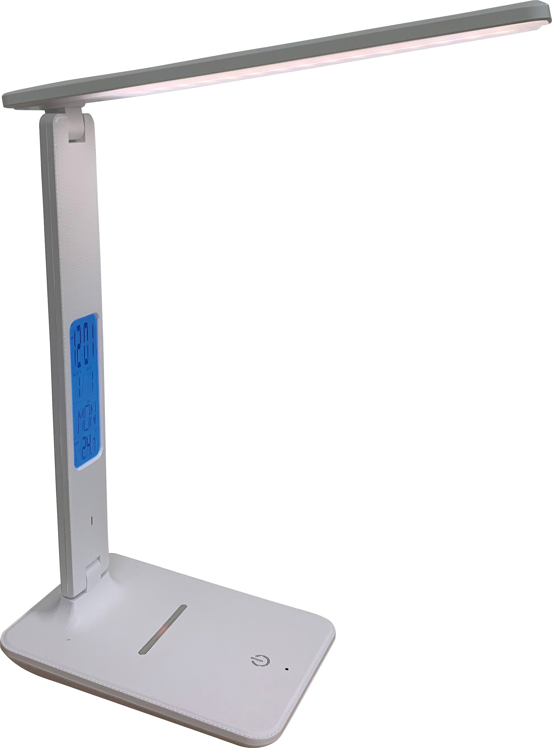 POCOline Schreibtischleuchte Luka weiß Kunststoff B/H/T: ca. 28x36x11 cm 1 Brennstellen