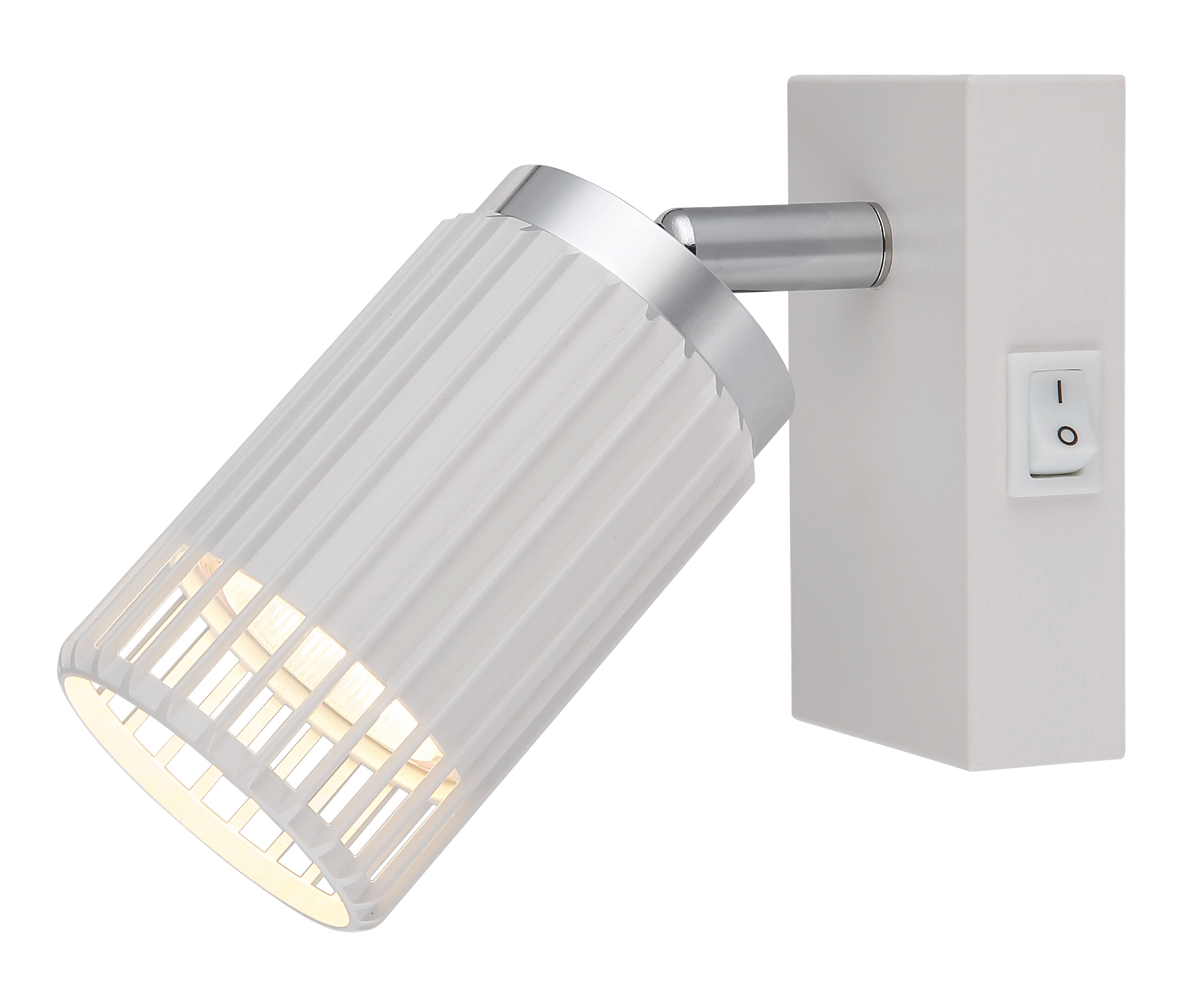 GLOBO Strahler weiß Metall Aluminium B/H: ca. 7x12 cm GU10 1 Brennstellen