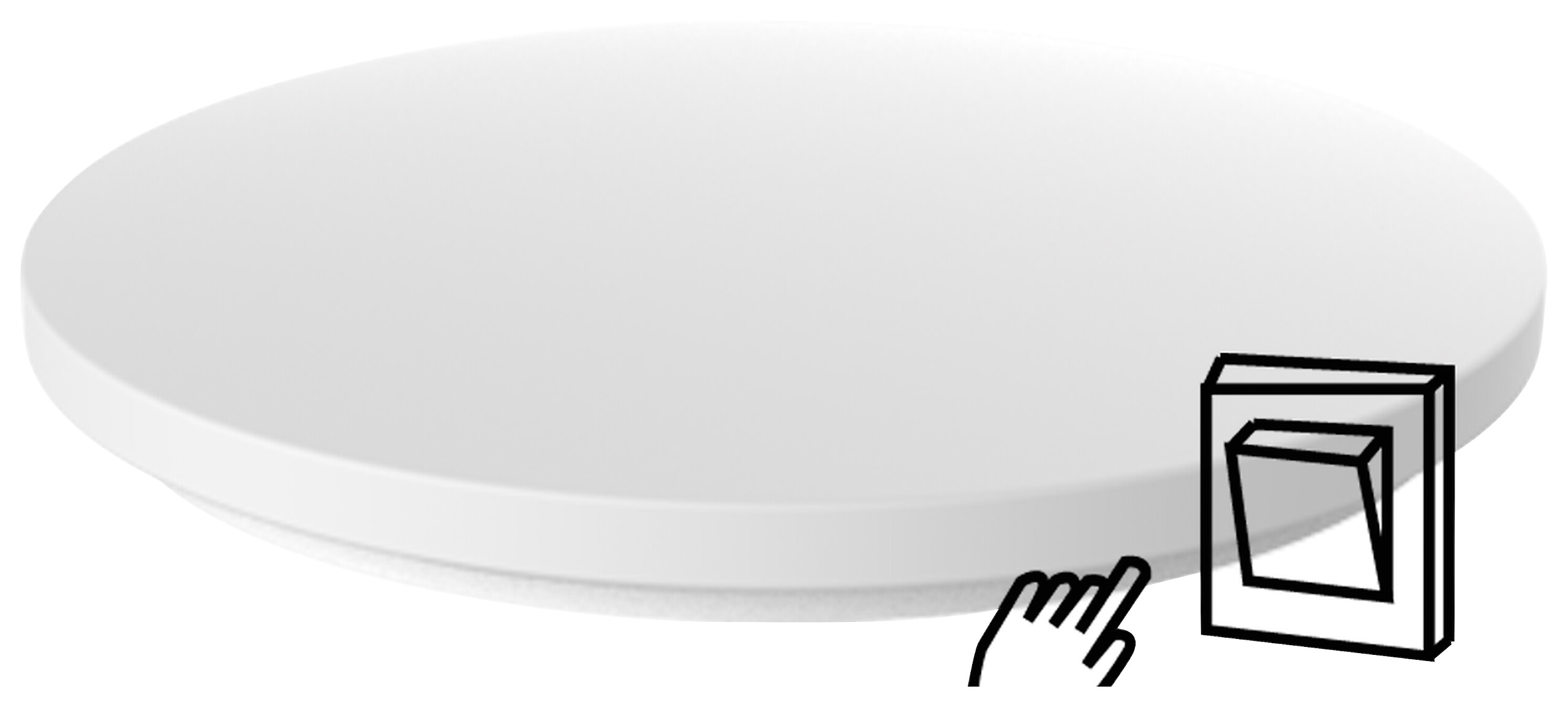 Blulaxa LED-Deckenleuchte Aina weiß D: ca. 33 cm