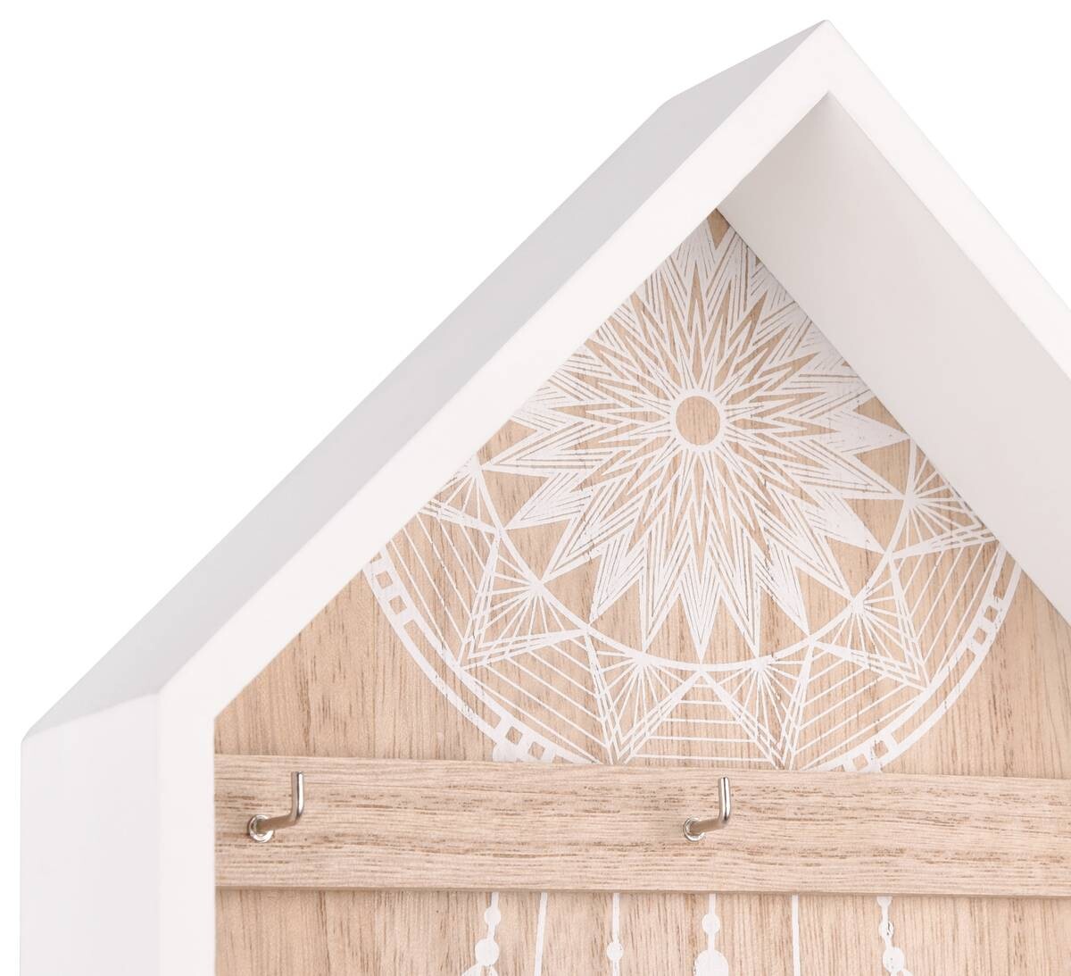 Schlüsselbox Sina weiß MDF B/H/T: ca. 20x30x5 cm